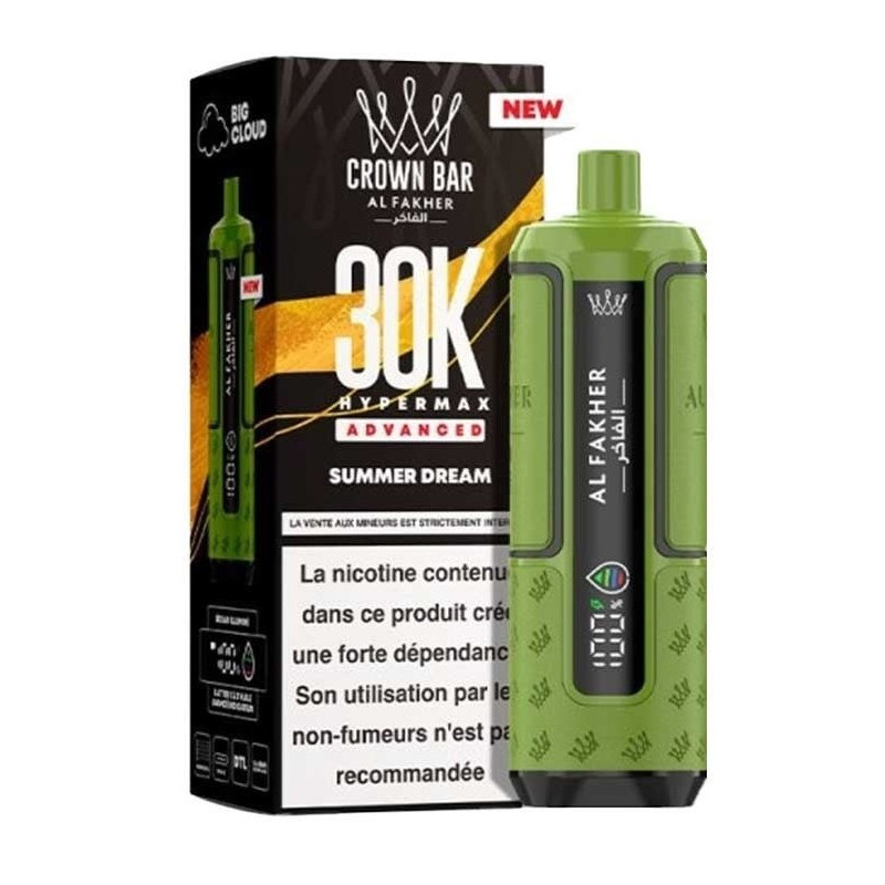 Puff Hyper Max Advanced Crown Bar 30K Summer Dream de la marque Al Fakher