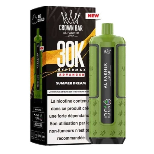 Puff Hyper Max Advanced Crown Bar 30K Summer Dream de la marque Al Fakher