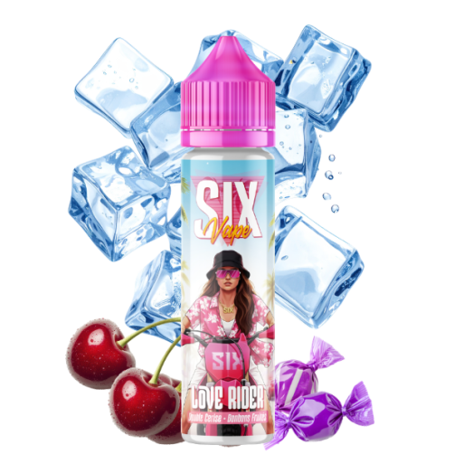 E-liquide Love Rider 50ml de la gamme SIX Vape
