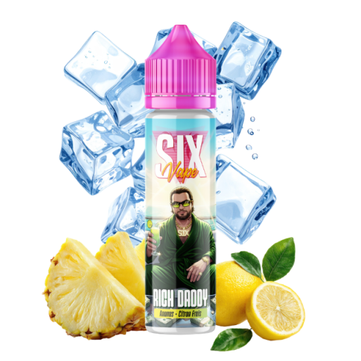 E-liquide Rich Daddy 50ml de la gamme SIX Vape