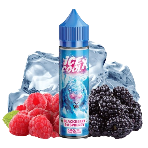 E-liquide Mûre Framboise 50ml de la gamme Ice cool X