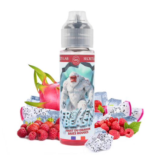 E-liquide Frozen Beast Fruit du Dragon Baies Rouges 50ml de la marque Secret's Lab