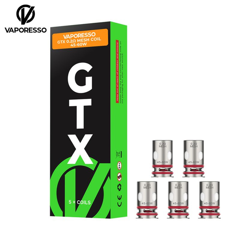 Résistances GTX (x5) de la marque Vaporesso