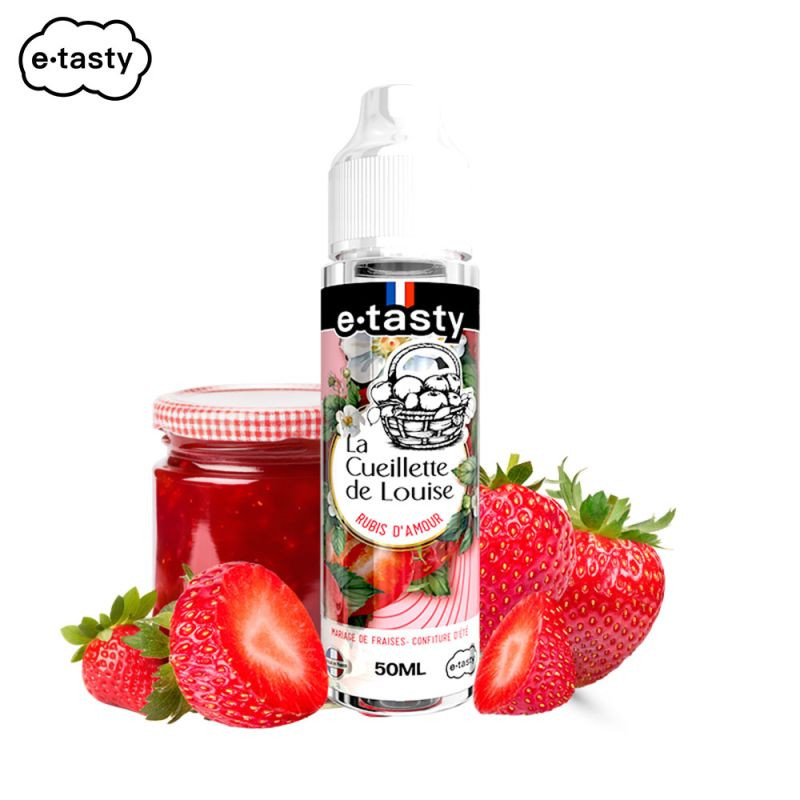 E-liquide Rubis d'Amour 50ml de la gamme La Cueillette de Louise