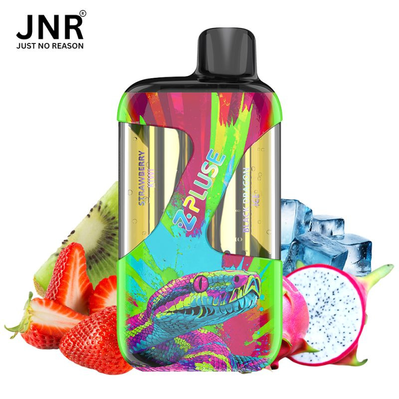 Puff Zpluse 42K Strawberry Kiwi + Black Dragon Ice de la marque JNR