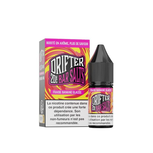 E-Liquide Fraise Banane Glacée 10ml de la marque Bar Salts Drifter