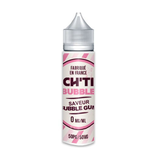 E-liquide Bubble Gum 40ml de la marque Chti Liquid