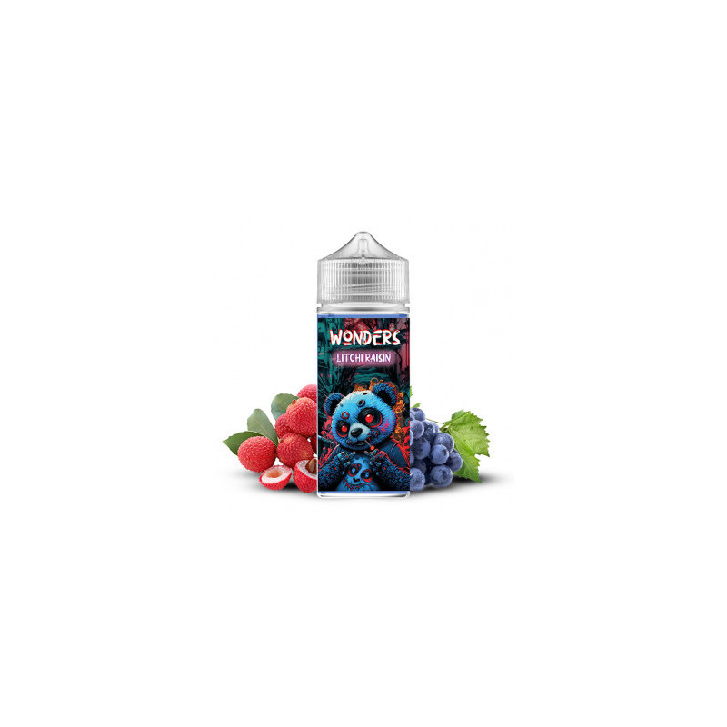 E-Liquide Litchi Raisin 100 ml de la marque Wonders